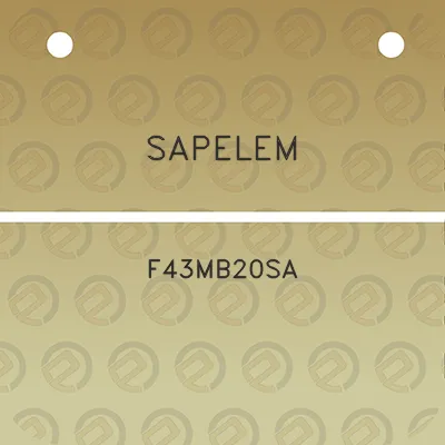 sapelem-f43mb20sa