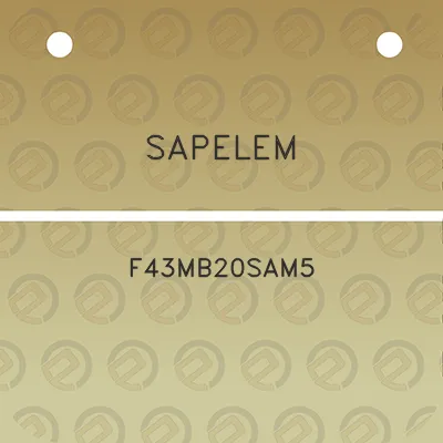 sapelem-f43mb20sam5