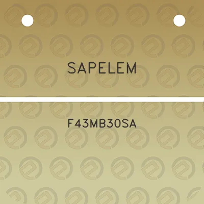 sapelem-f43mb30sa