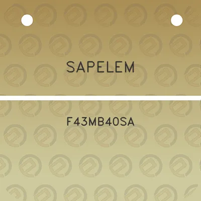 sapelem-f43mb40sa