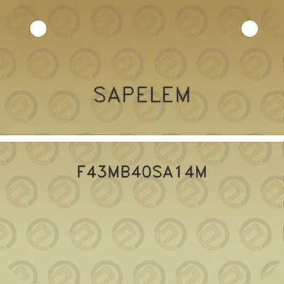 sapelem-f43mb40sa14m