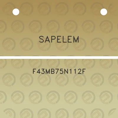 sapelem-f43mb75n112f