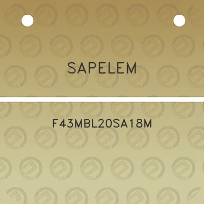 sapelem-f43mbl20sa18m