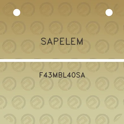 sapelem-f43mbl40sa