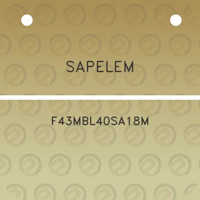 sapelem-f43mbl40sa18m