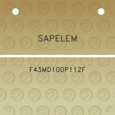 sapelem-f43md100p112f