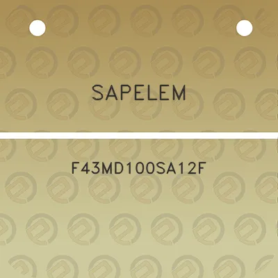 sapelem-f43md100sa12f