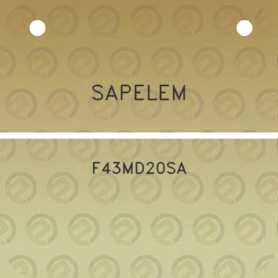 sapelem-f43md20sa