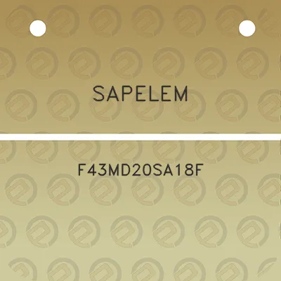 sapelem-f43md20sa18f