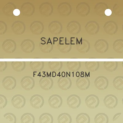 sapelem-f43md40n108m