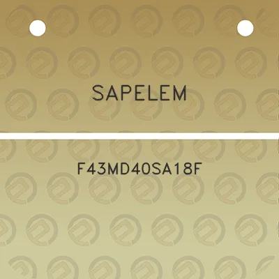 sapelem-f43md40sa18f