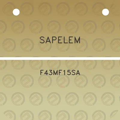 sapelem-f43mf15sa