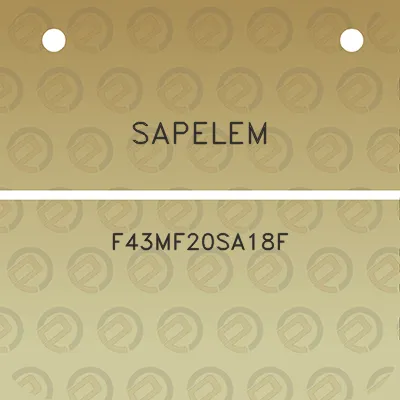 sapelem-f43mf20sa18f