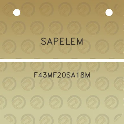 sapelem-f43mf20sa18m