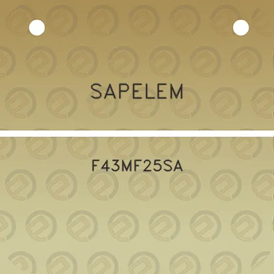 sapelem-f43mf25sa