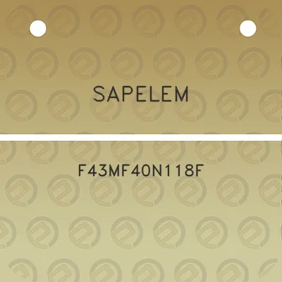 sapelem-f43mf40n118f