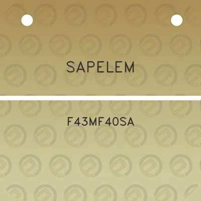 sapelem-f43mf40sa