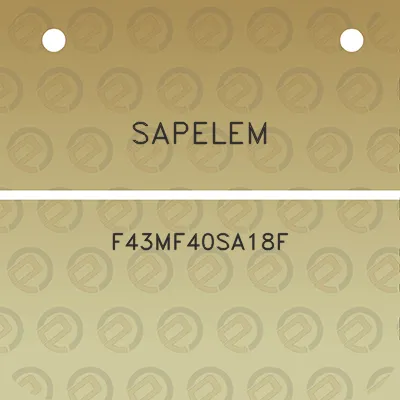 sapelem-f43mf40sa18f