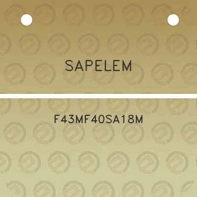 sapelem-f43mf40sa18m