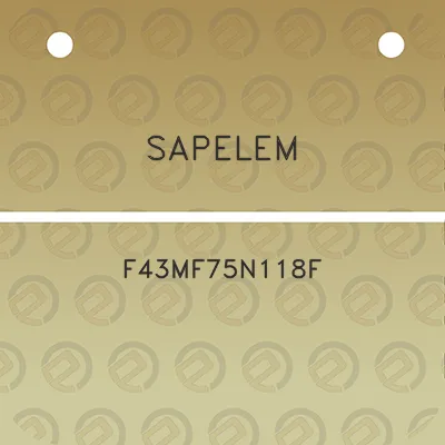 sapelem-f43mf75n118f