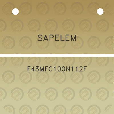 sapelem-f43mfc100n112f