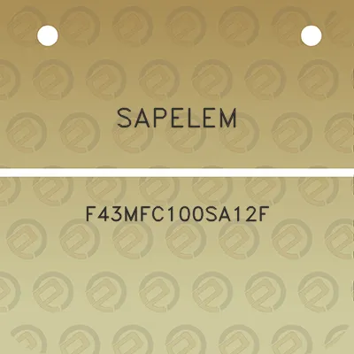 sapelem-f43mfc100sa12f