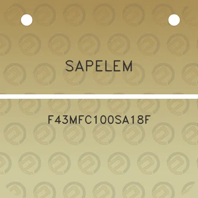 sapelem-f43mfc100sa18f