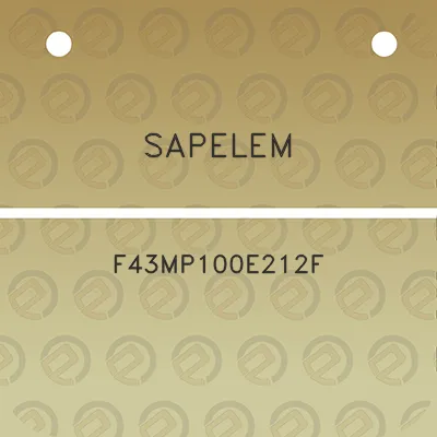 sapelem-f43mp100e212f