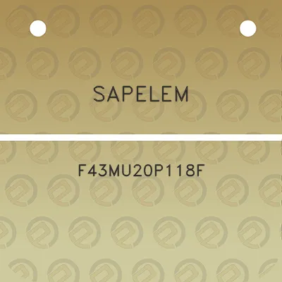 sapelem-f43mu20p118f