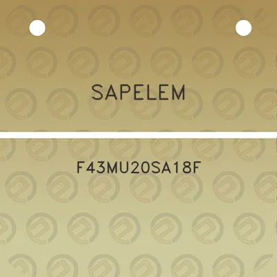 sapelem-f43mu20sa18f