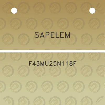 sapelem-f43mu25n118f