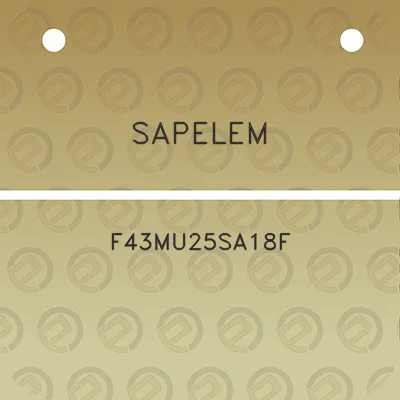 sapelem-f43mu25sa18f