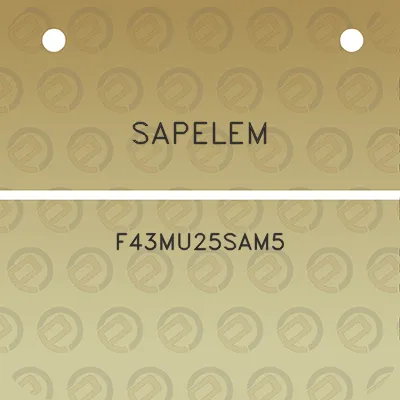 sapelem-f43mu25sam5