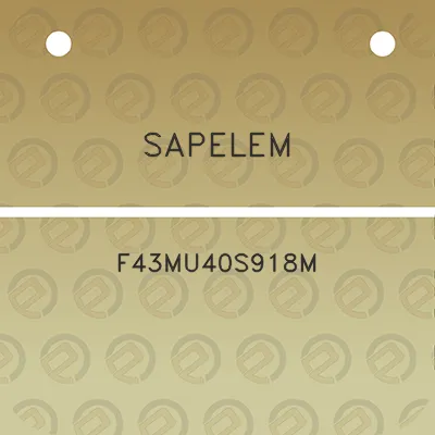 sapelem-f43mu40s918m