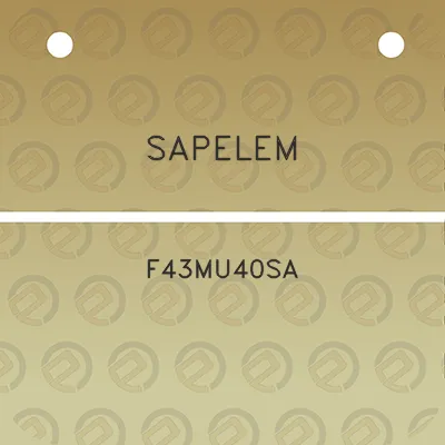 sapelem-f43mu40sa