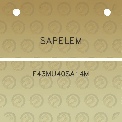 sapelem-f43mu40sa14m