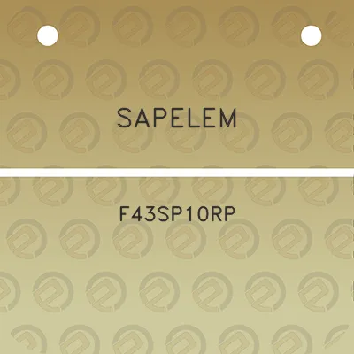 sapelem-f43sp10rp