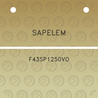 sapelem-f43sp1250vo