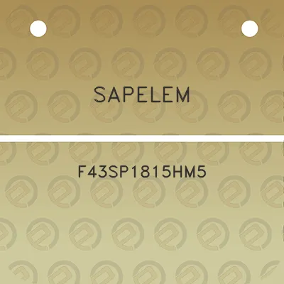 sapelem-f43sp1815hm5