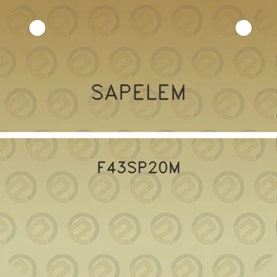 sapelem-f43sp20m