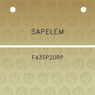 sapelem-f43sp20rp