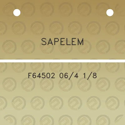 sapelem-f64502-064-18