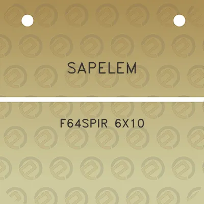 sapelem-f64spir-6x10