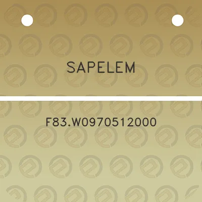 sapelem-f83w0970512000