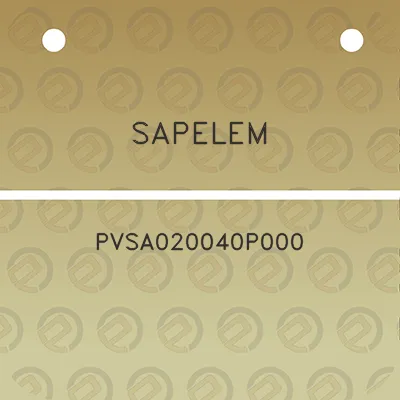 sapelem-pvsa020040p000