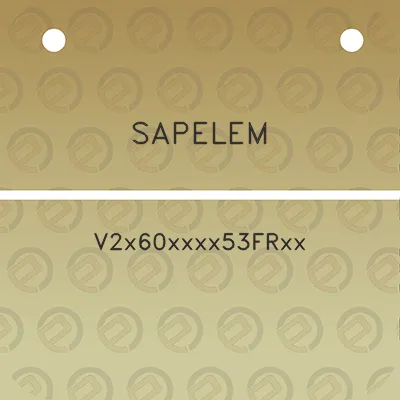 sapelem-v2x60xxxx53frxx