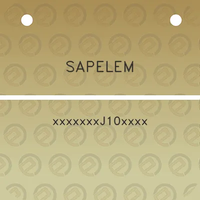 sapelem-xxxxxxxj10xxxx