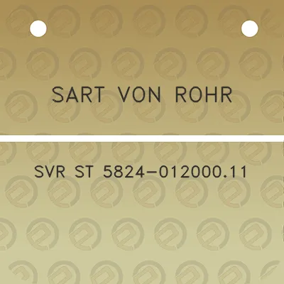 sart-von-rohr-svr-st-5824-01200011