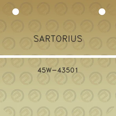 sartorius-45w-43501