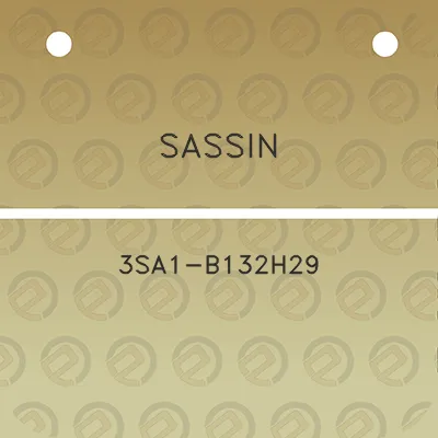 sassin-3sa1-b132h29